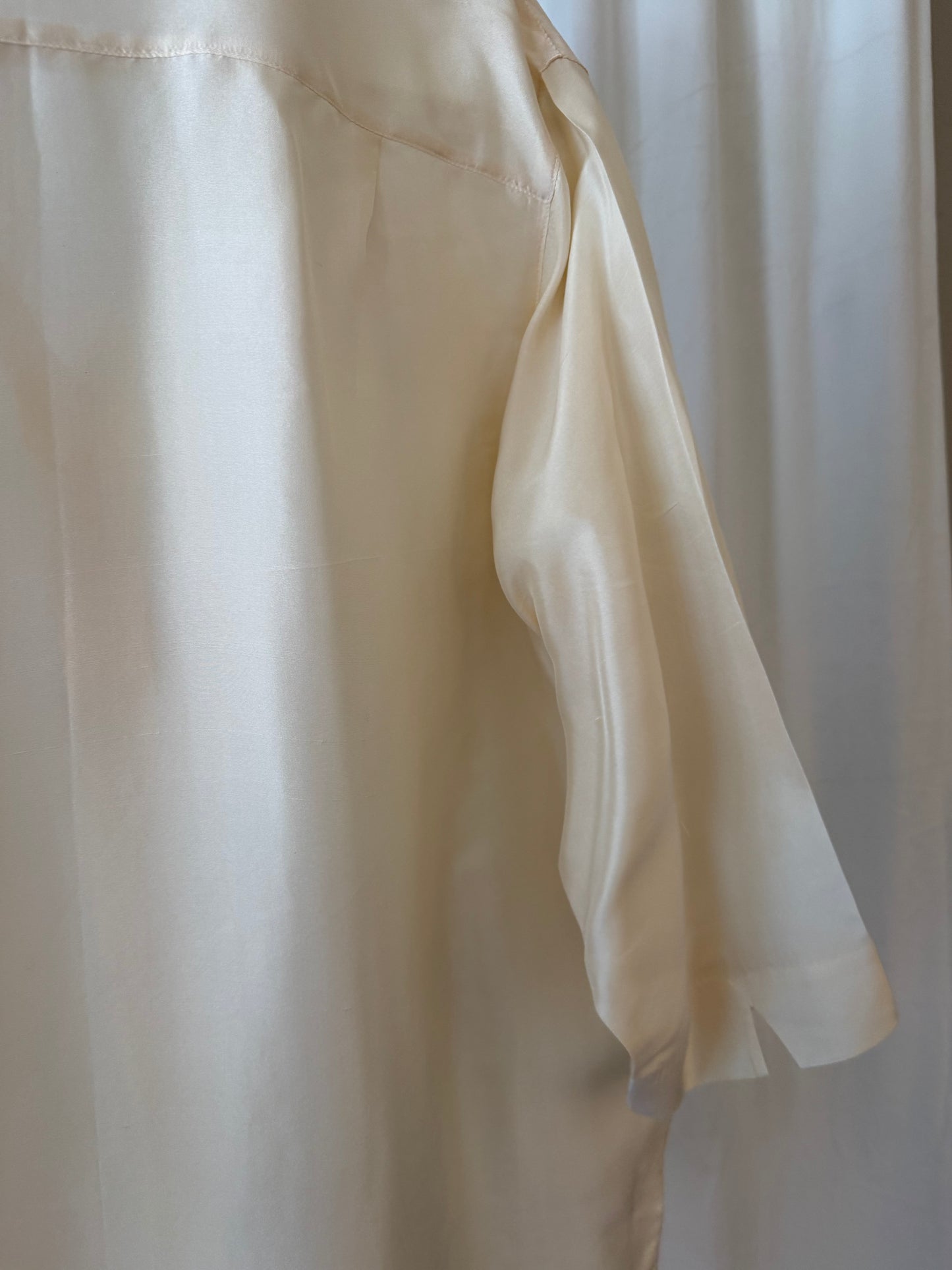 100% Silk Button Down