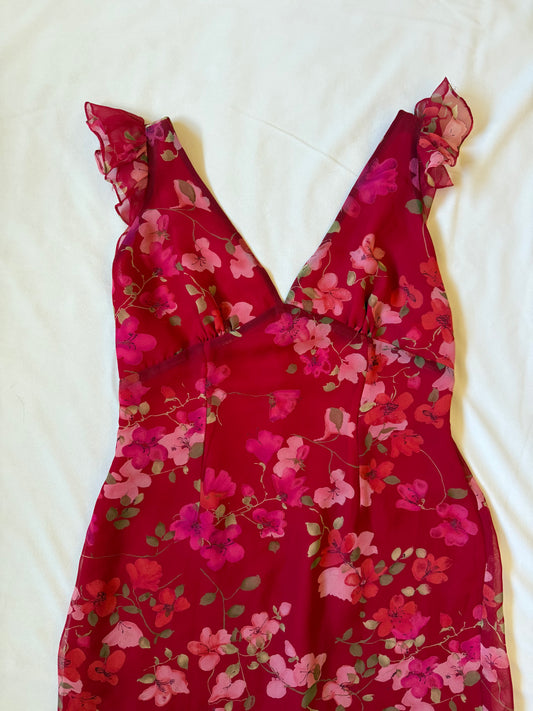 Jessica McClintock Vintage Red Dress