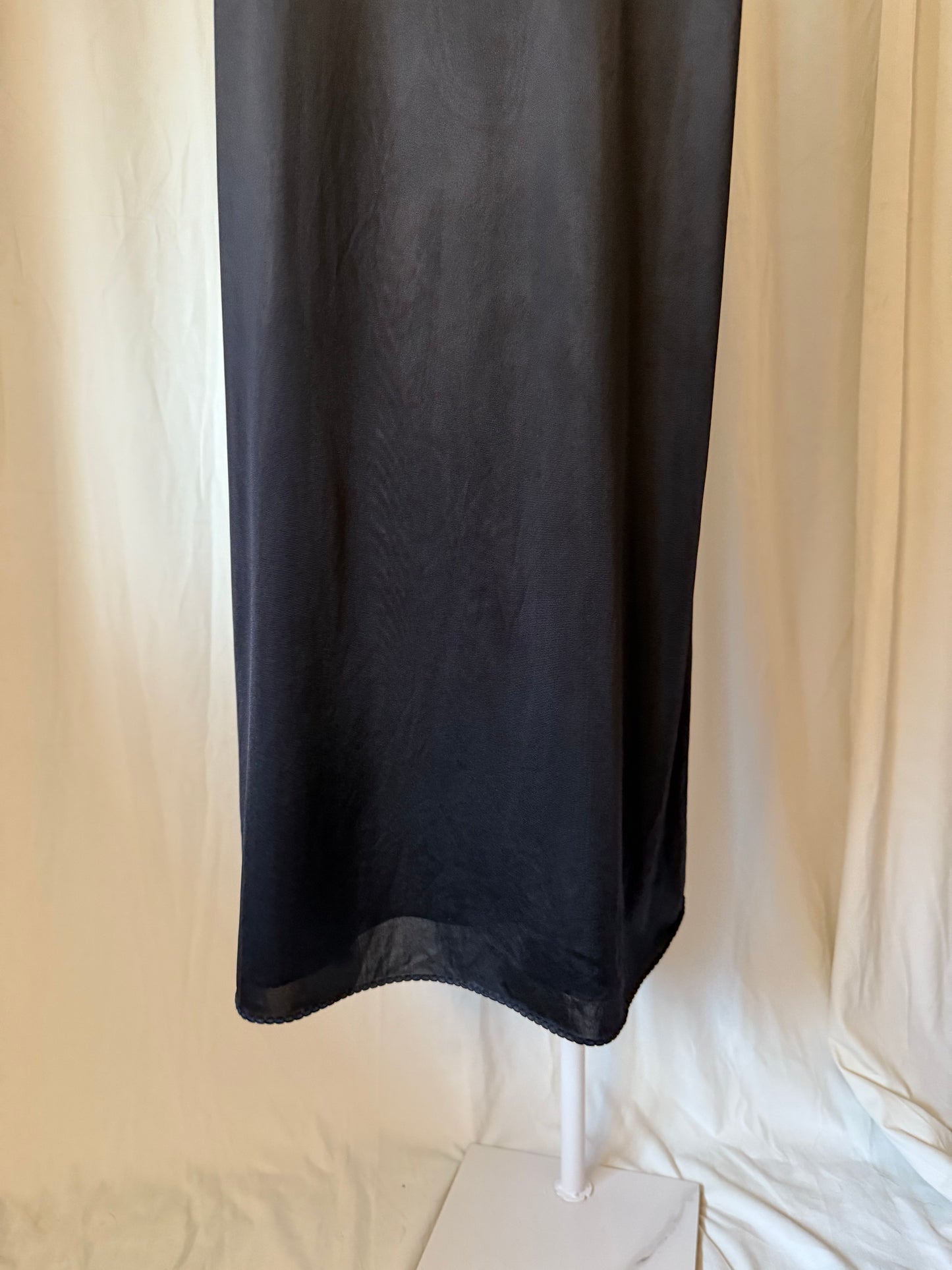 Vintage Black Slip Dress