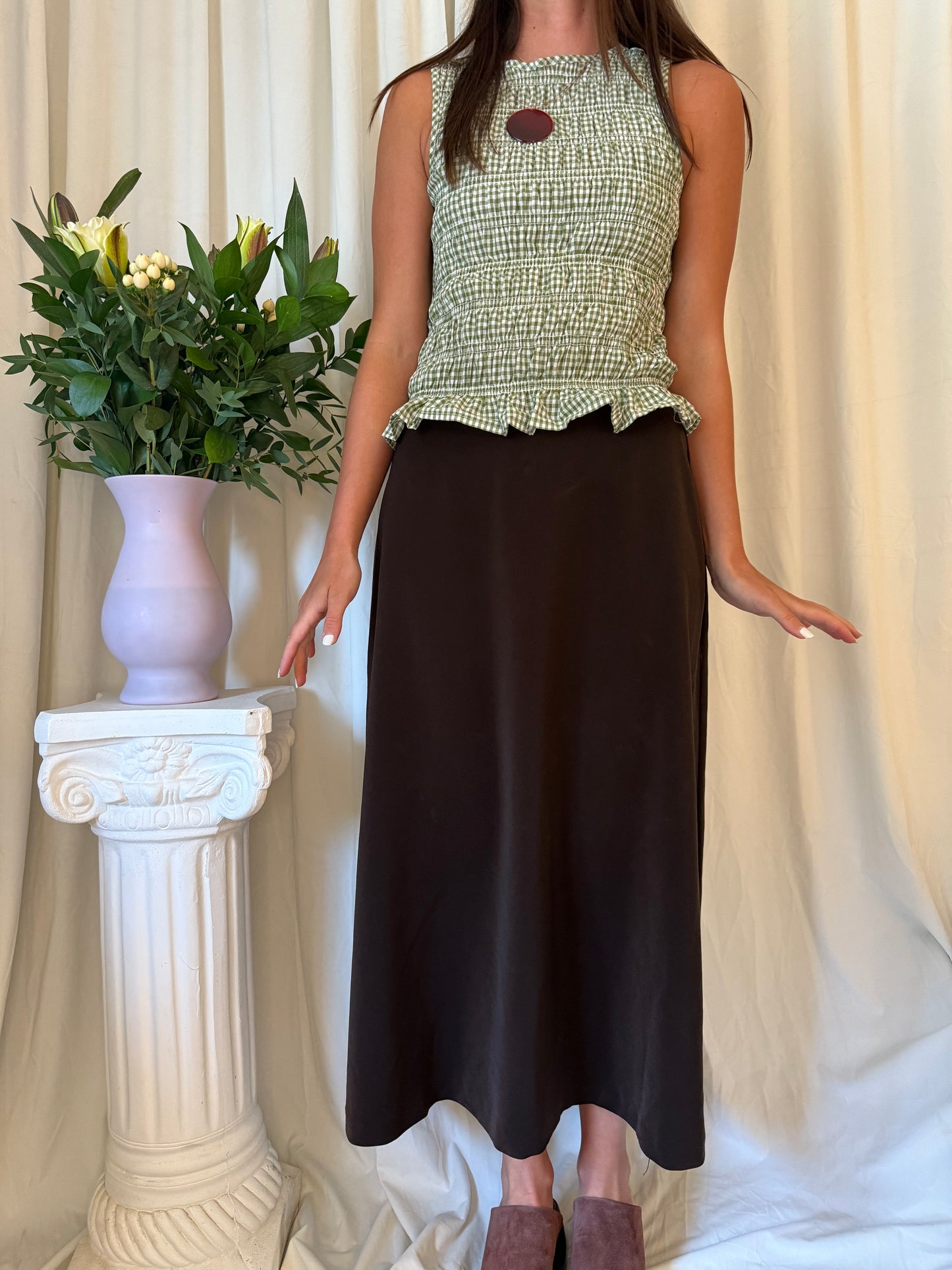 The Long Brown Skirt