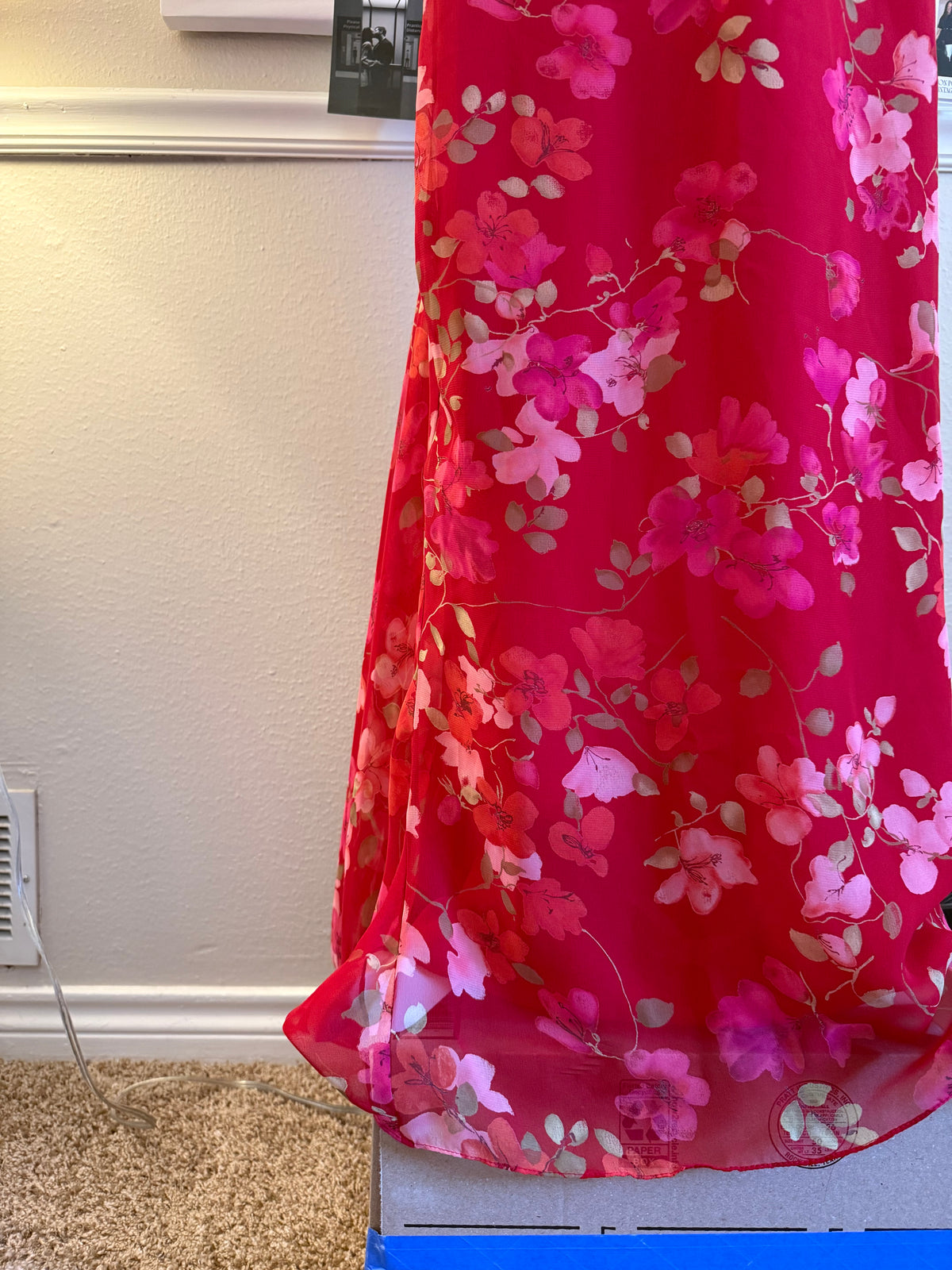 Jessica McClintock Vintage Red Dress
