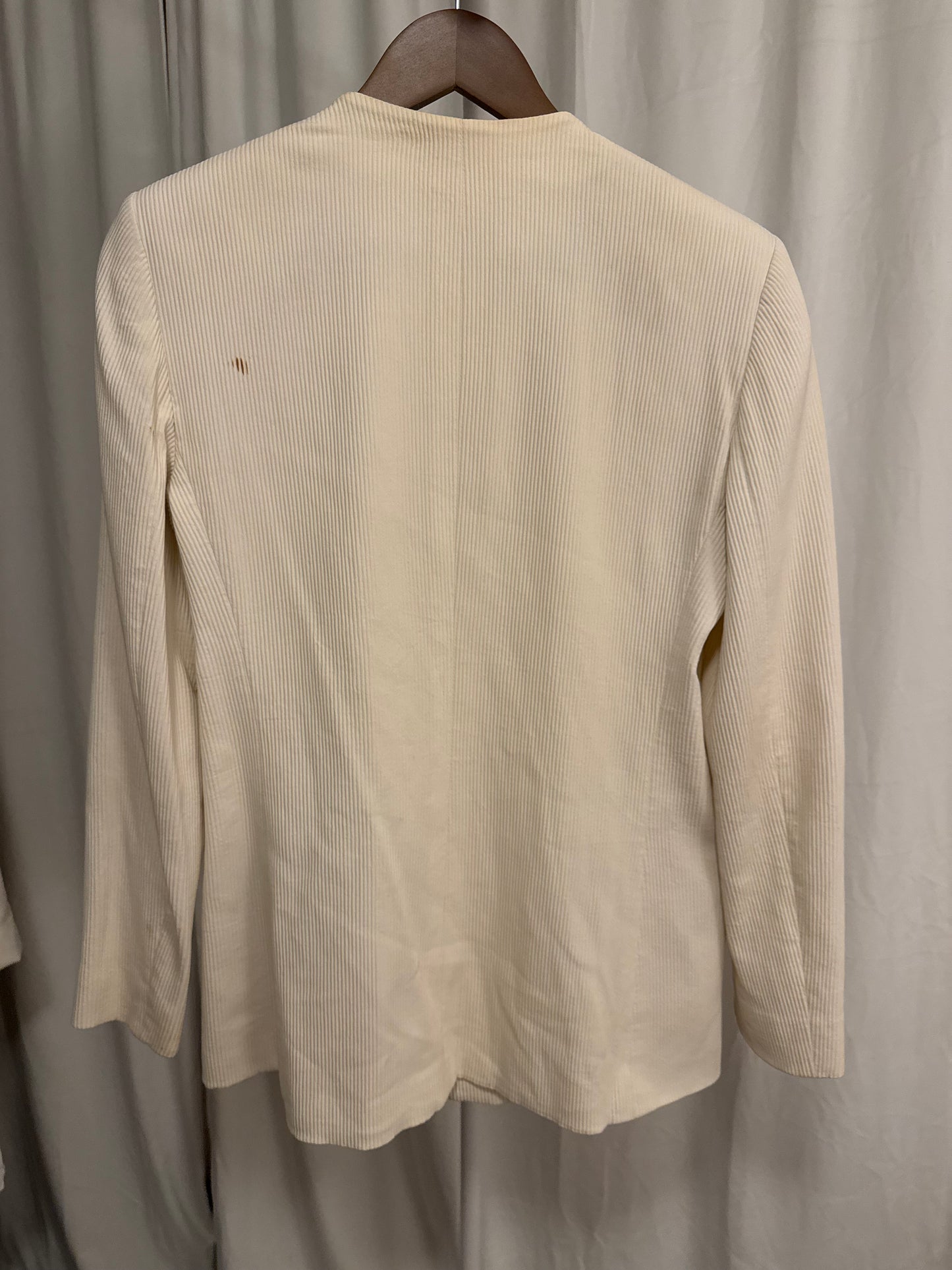 Joan and David Cream Blazer