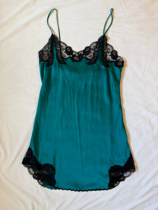 Hidden Fantasies Vintage Silk Slip Dress