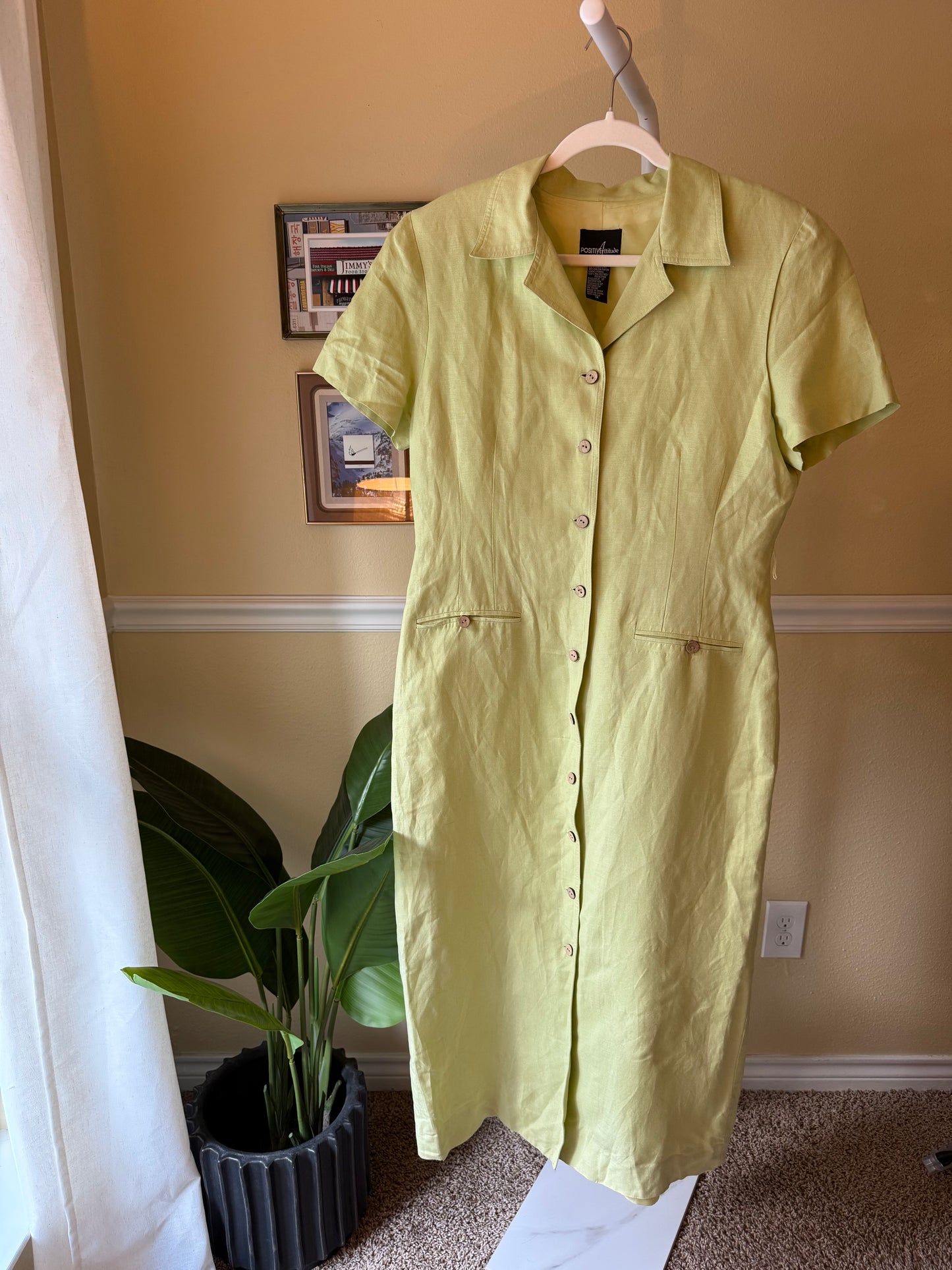 The Chartreuse Dress