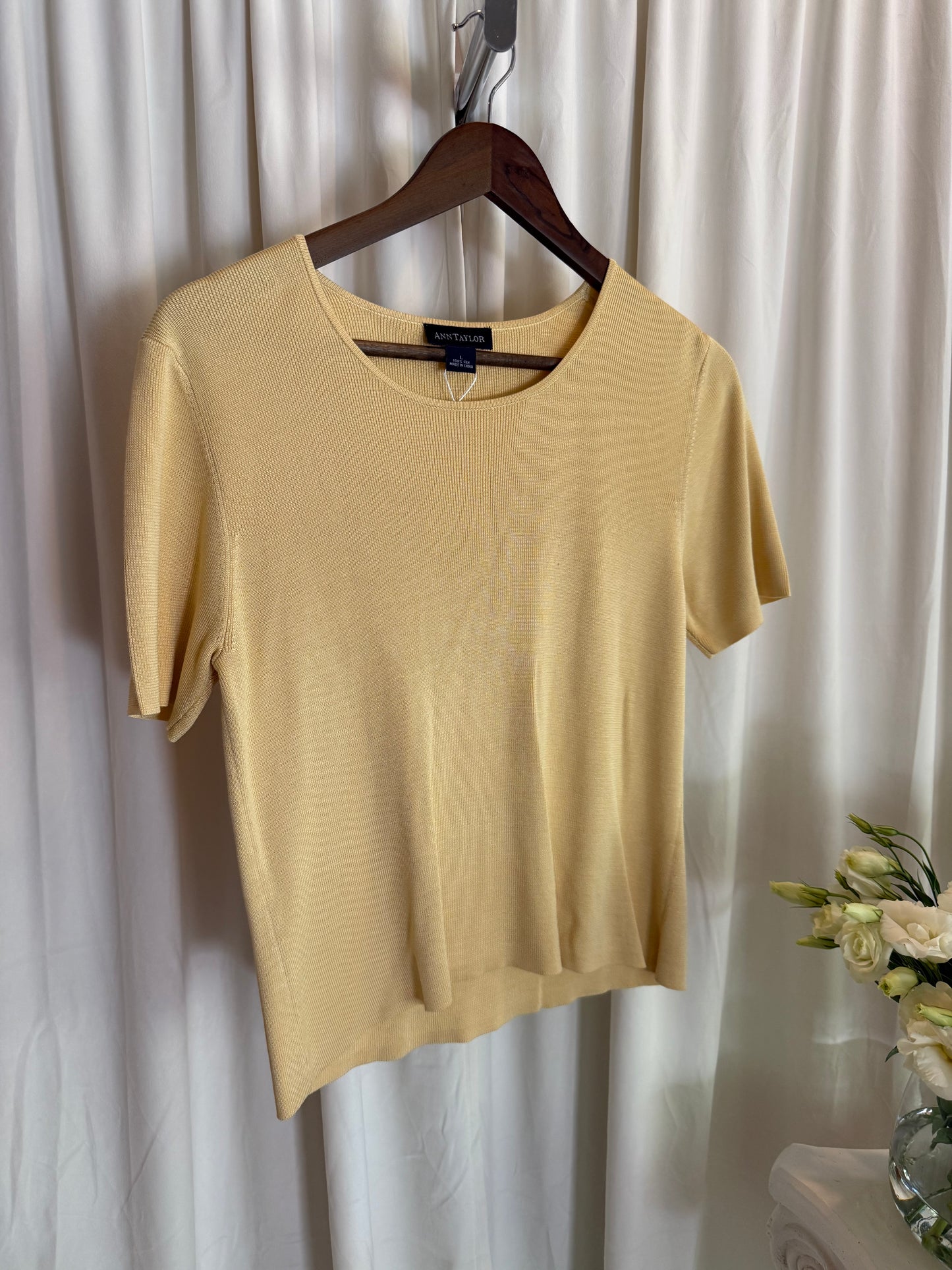 Ann Taylor Yellow Top