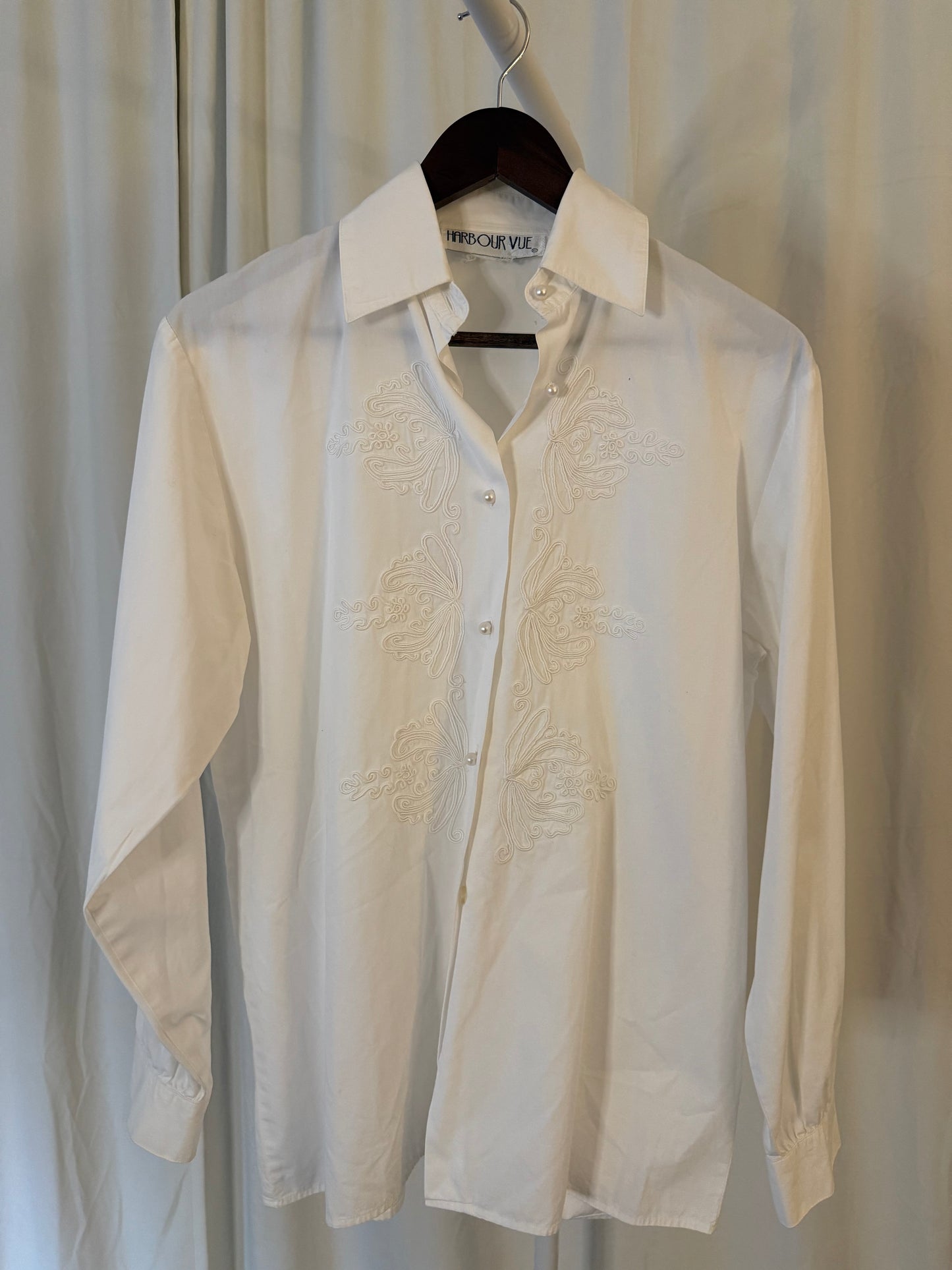 Harbour Vue White Button Up