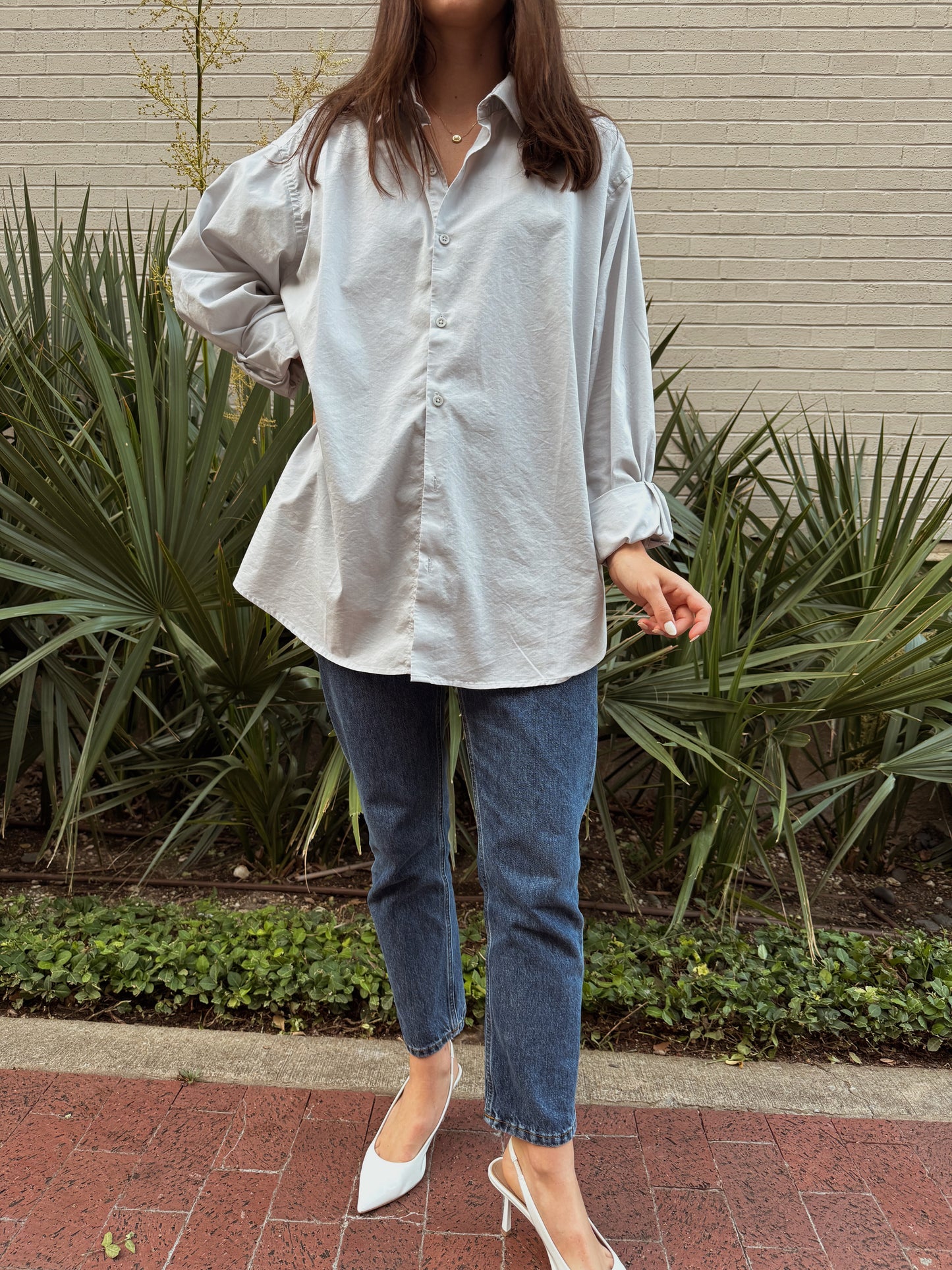 The Frenchie Button Down
