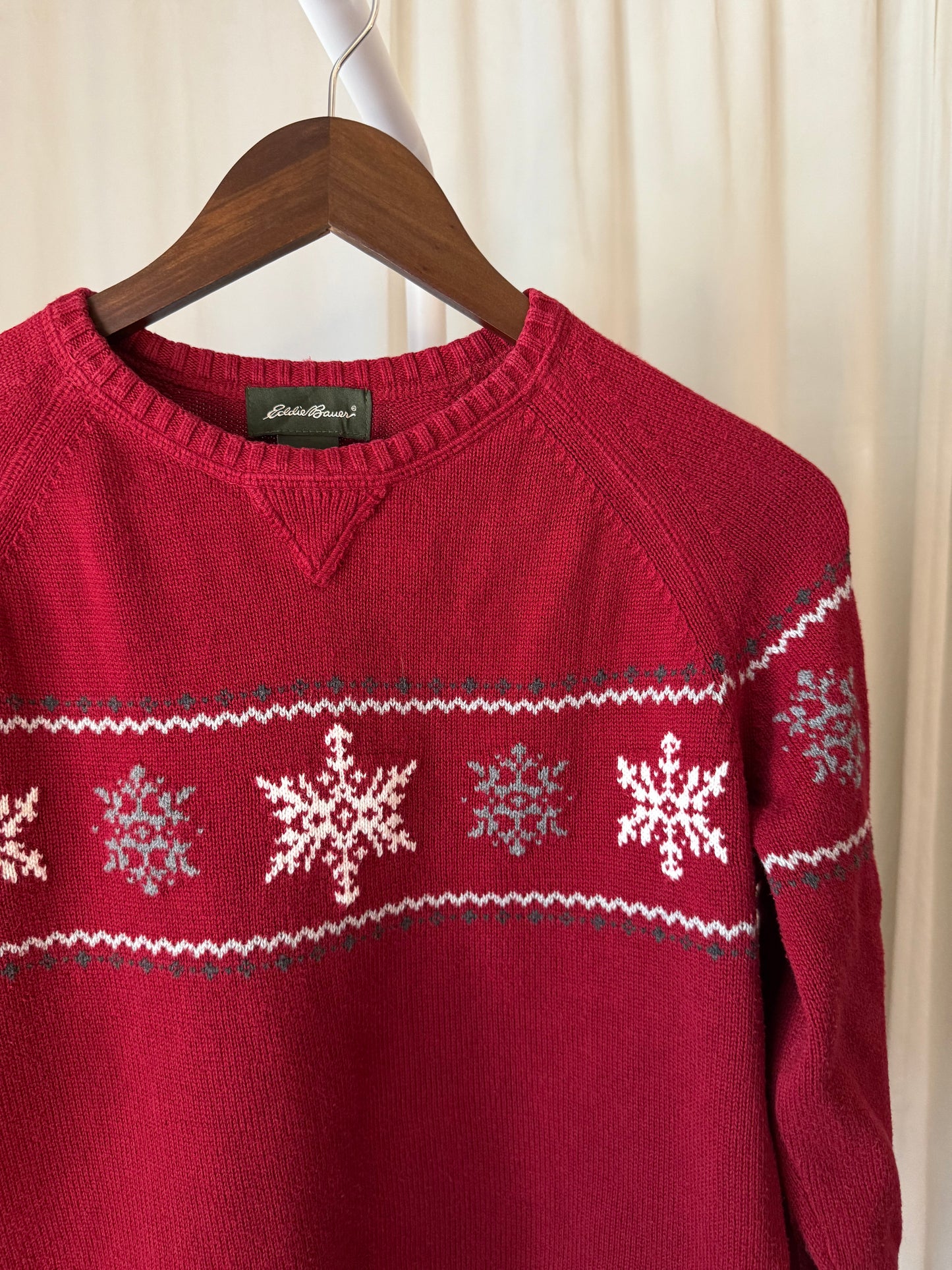 Eddie Bauer Snowflake Sweater