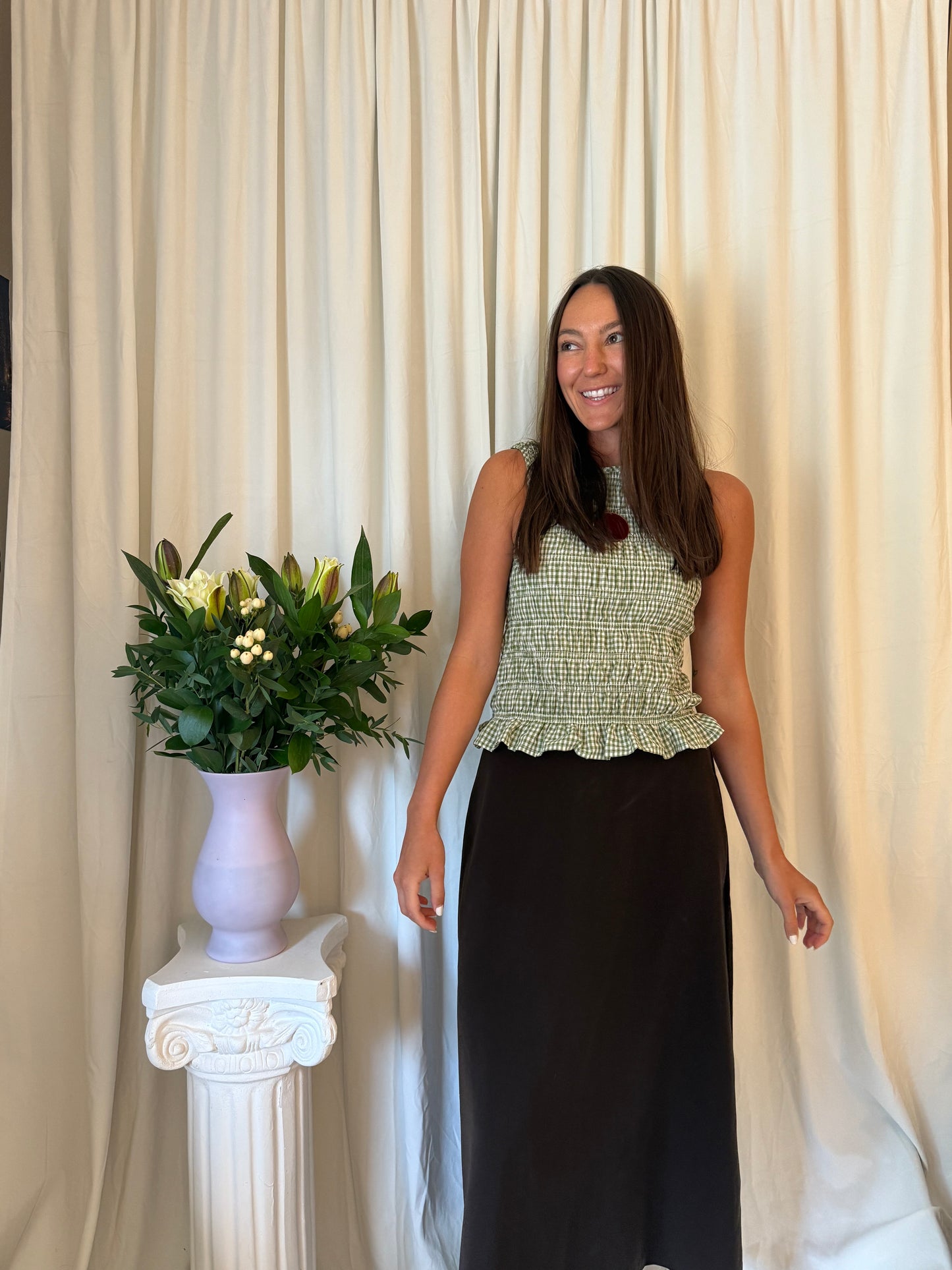 The Long Brown Skirt