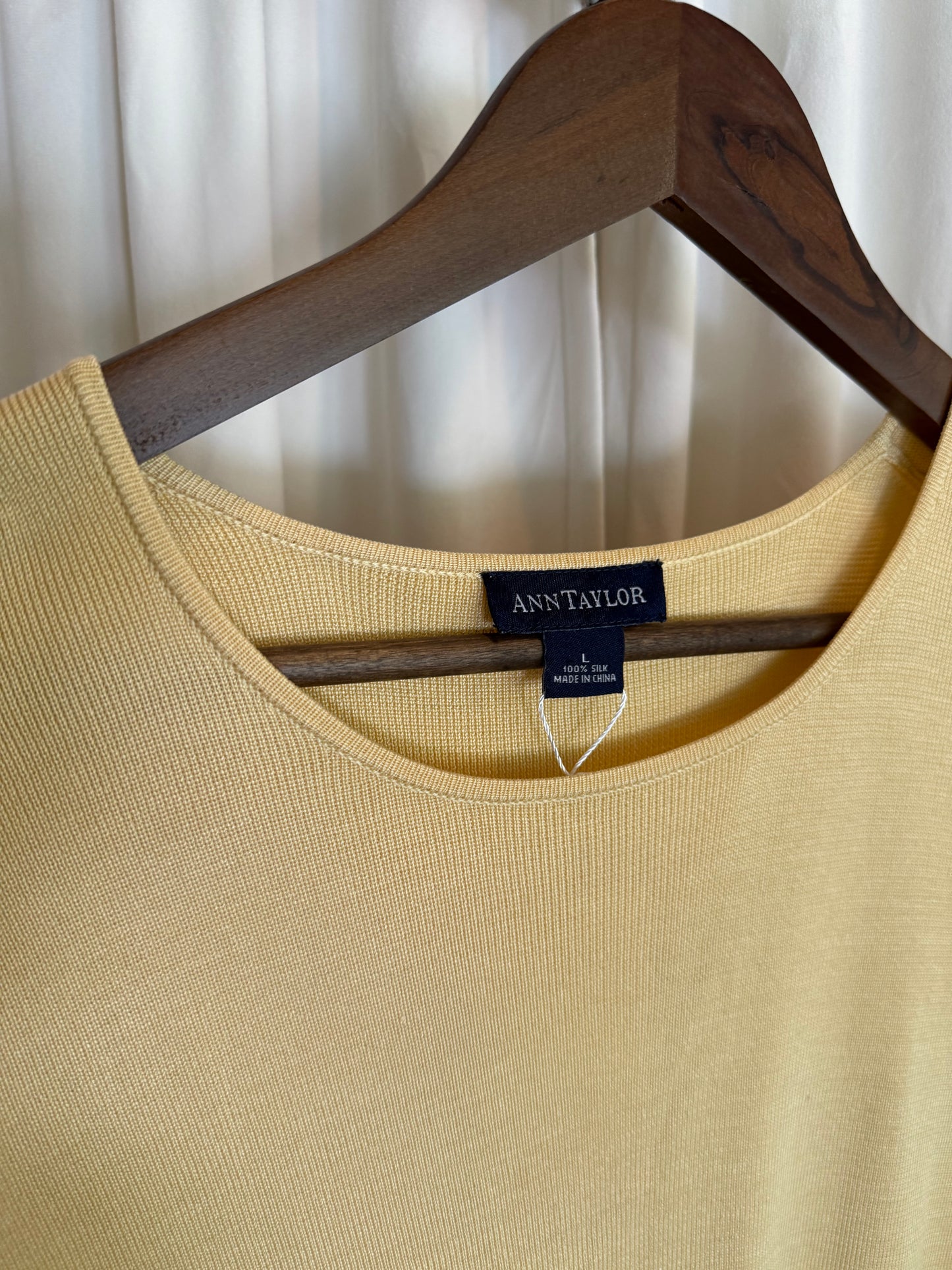 Ann Taylor Yellow Top