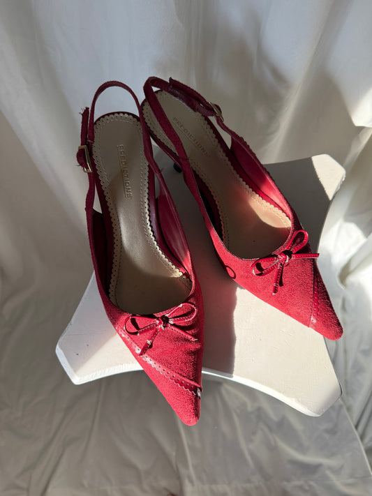 The Ruby Bow Heel