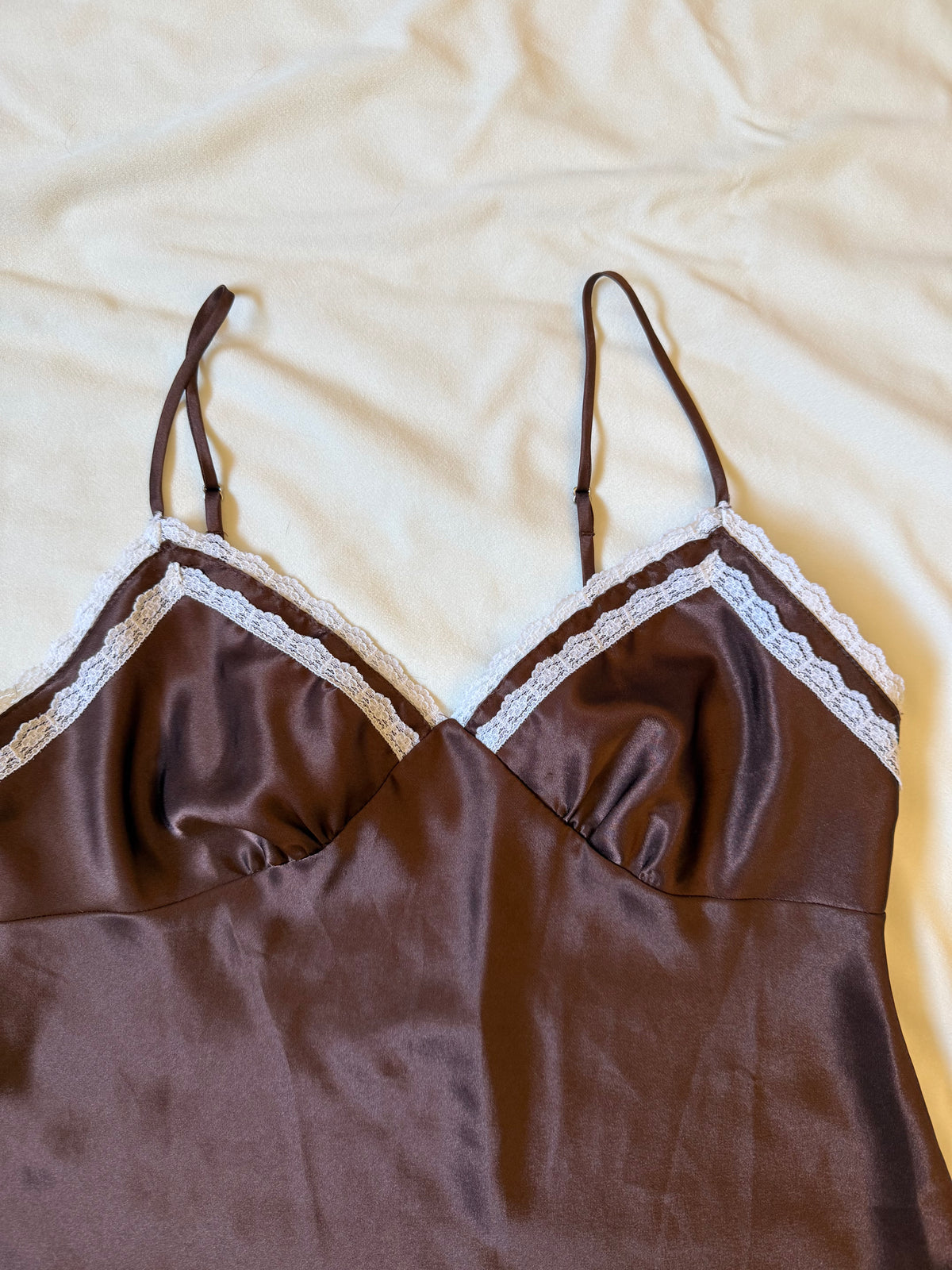 Jones New York Darling Brown Slip Dress