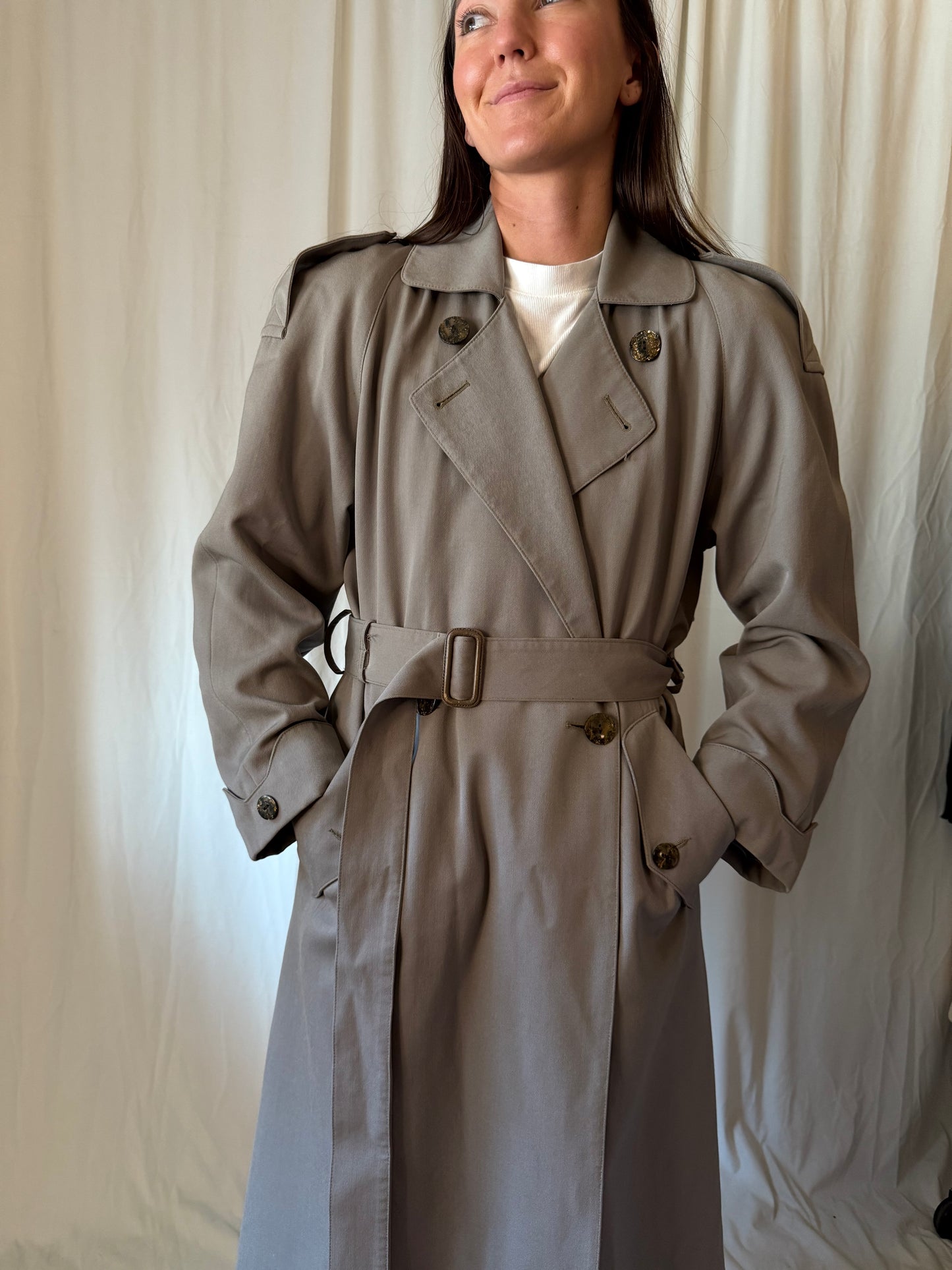 Vintage Jones New York Trench Coat