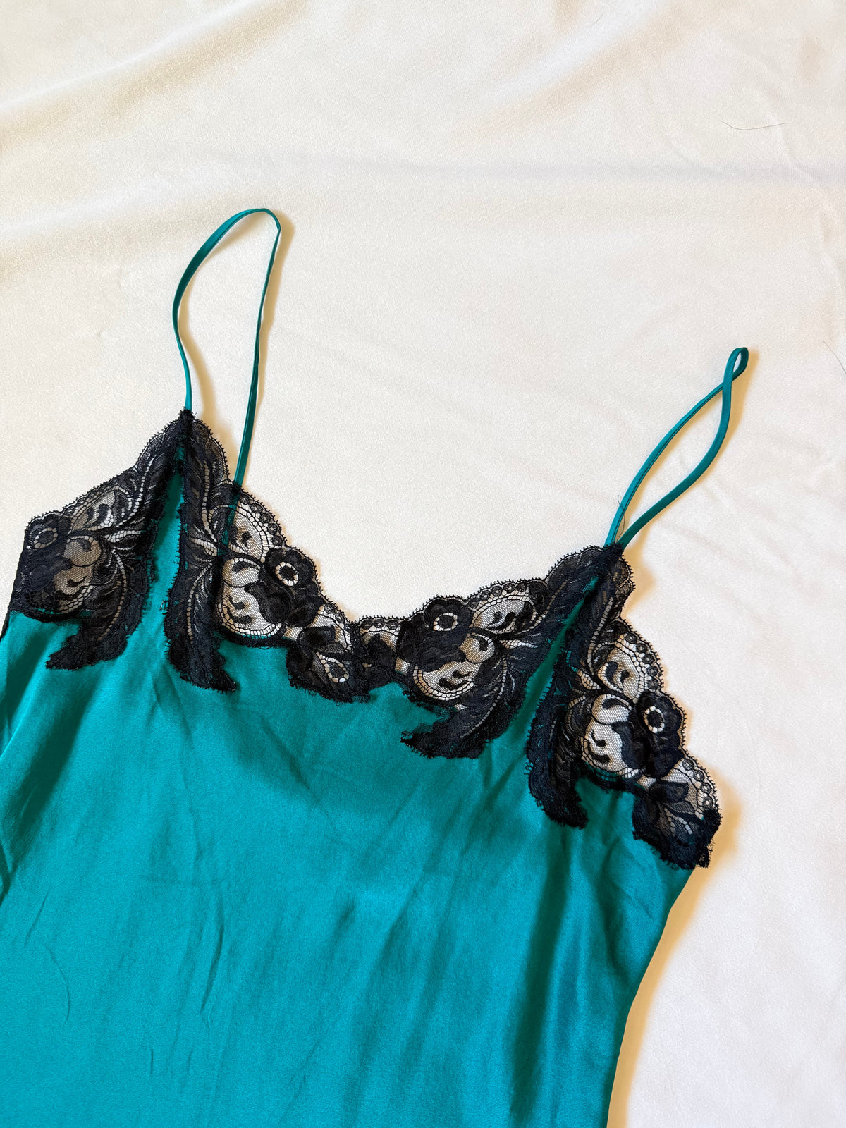 Hidden Fantasies Vintage Silk Slip Dress