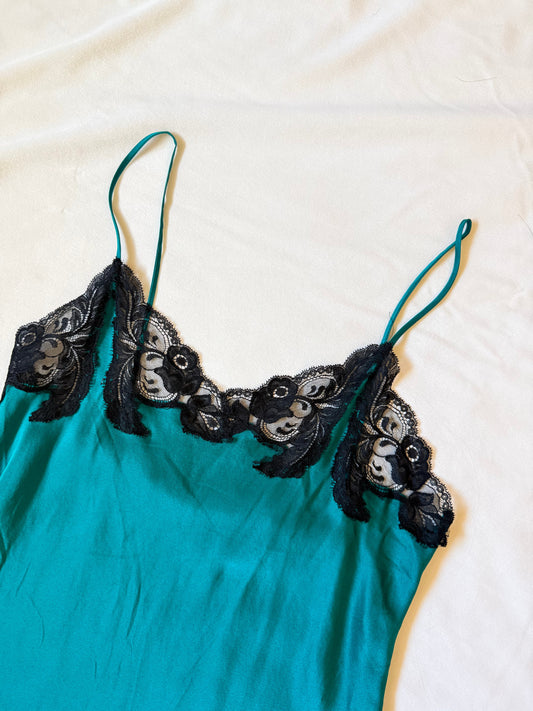Hidden Fantasies Vintage Silk Slip Dress