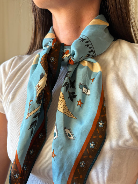 Flower Shop Silk Scarf