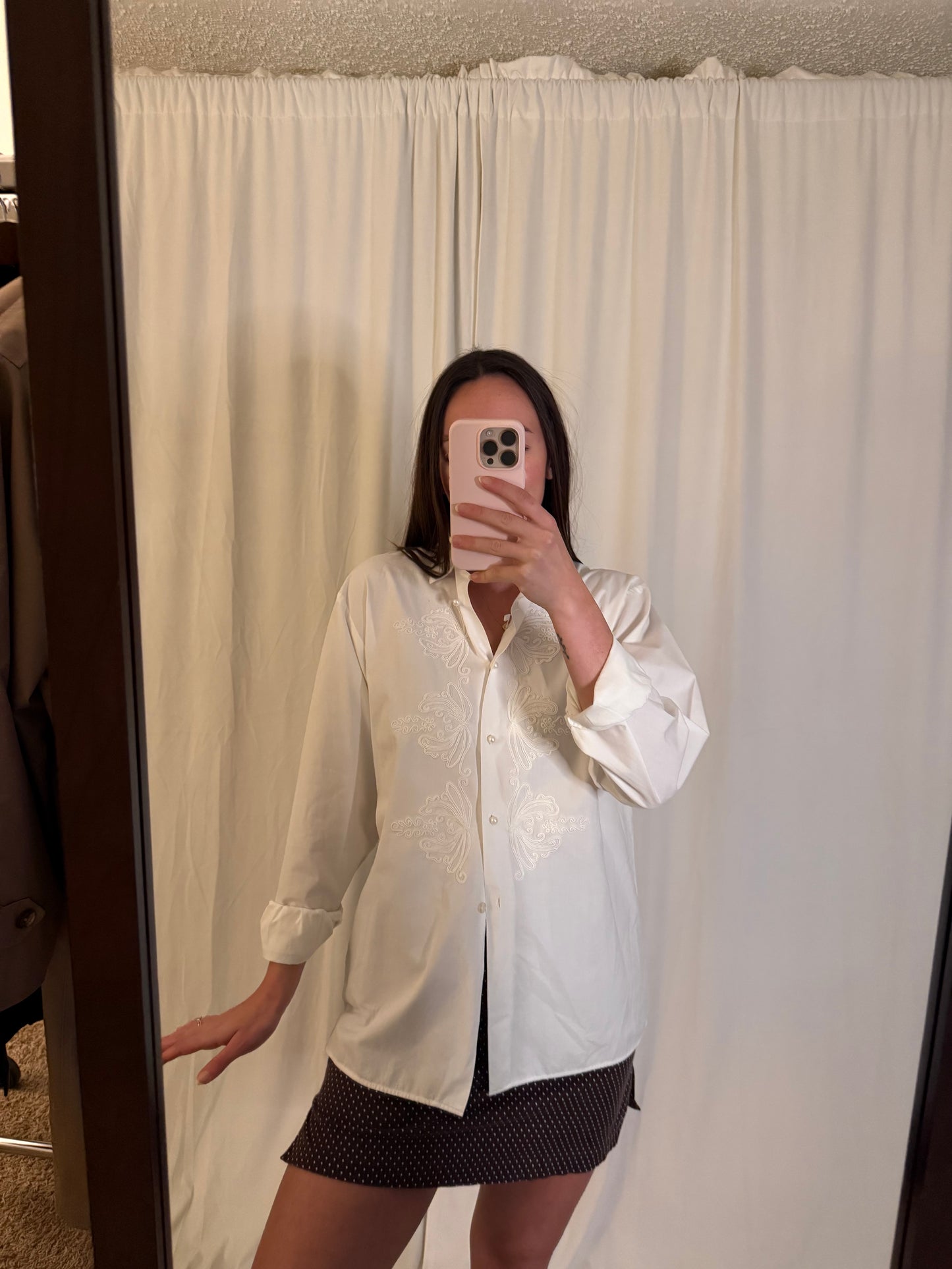 Harbour Vue White Button Up