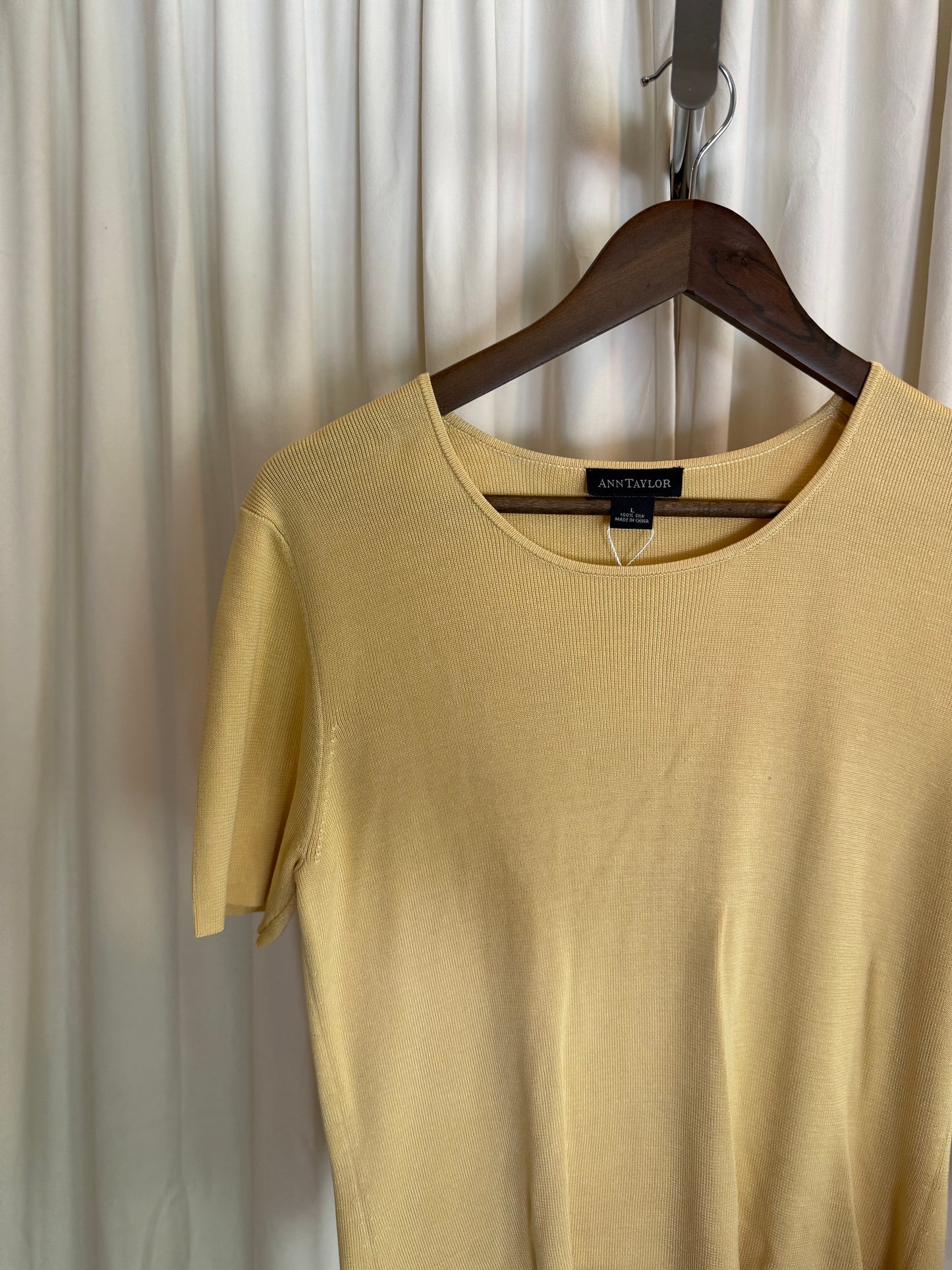 Ann Taylor Yellow Top