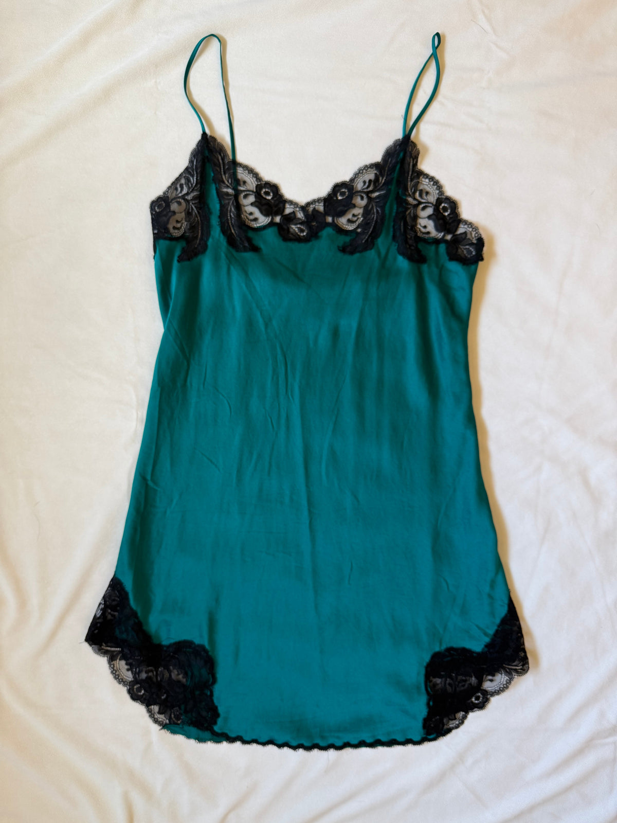 Hidden Fantasies Vintage Silk Slip Dress