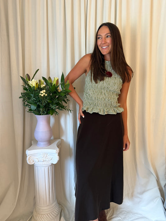 The Long Brown Skirt