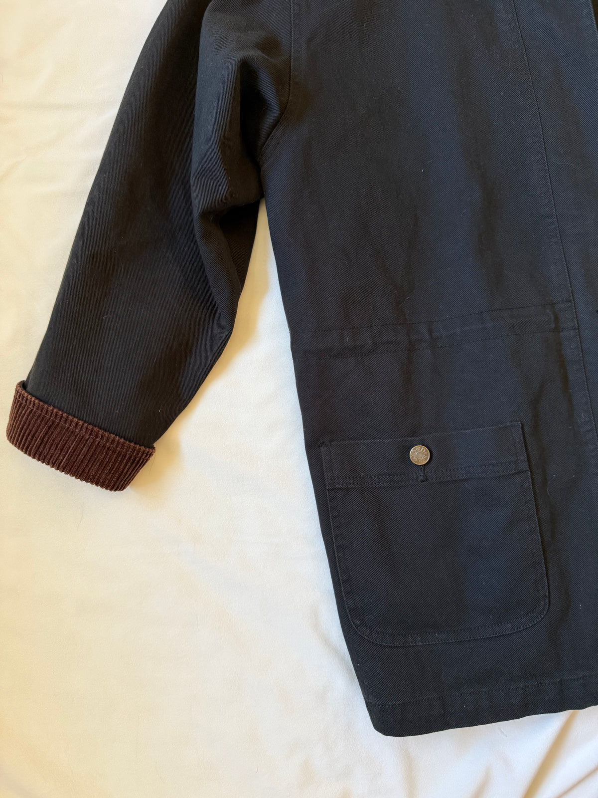 Denim & Co Black Barn Jacket