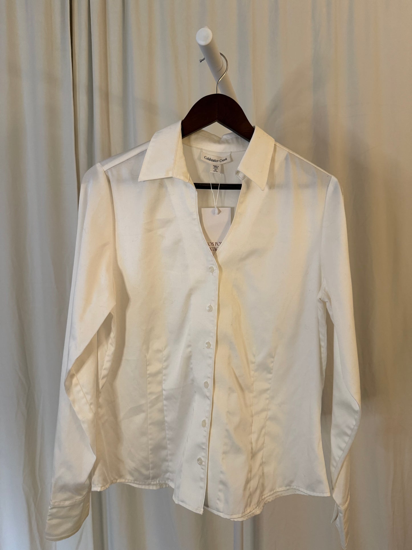 Coldwater Creek White Button Down