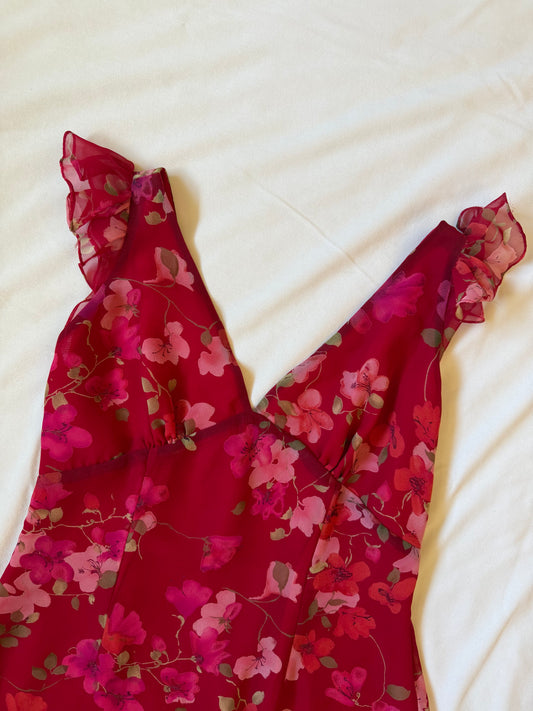 Jessica McClintock Vintage Red Dress