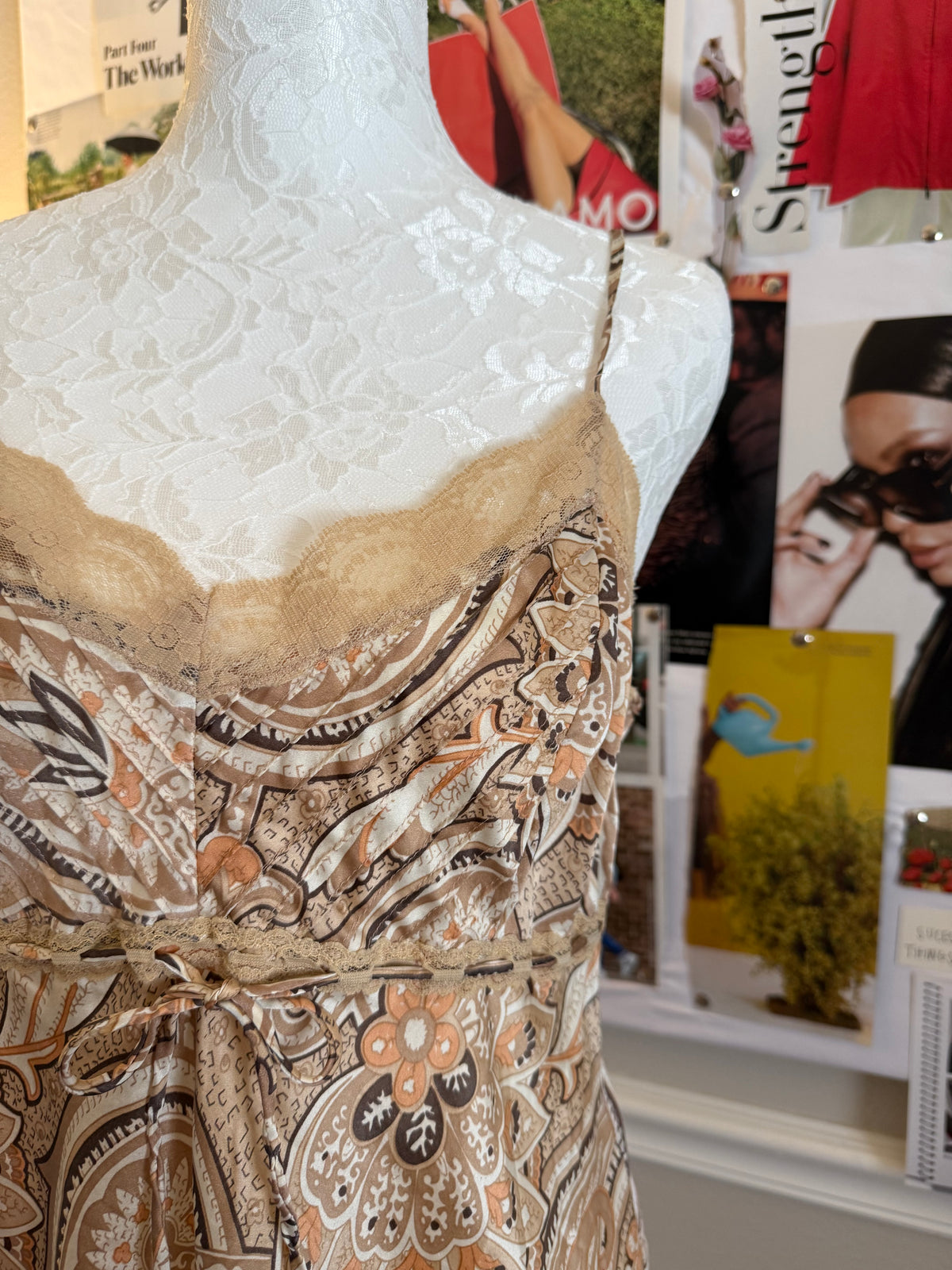 New York & Company Vintage Paisley Top