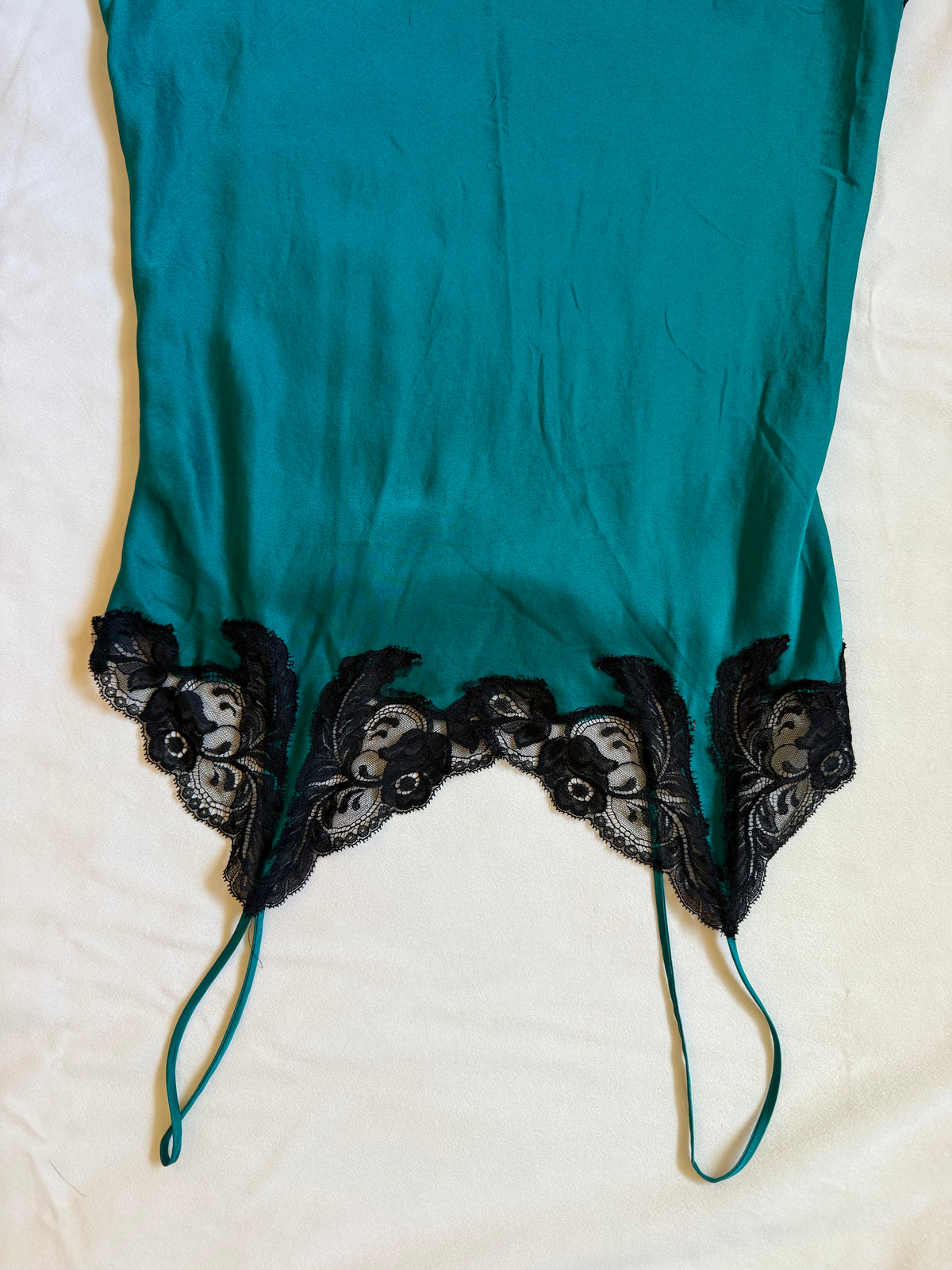 Hidden Fantasies Vintage Silk Slip Dress