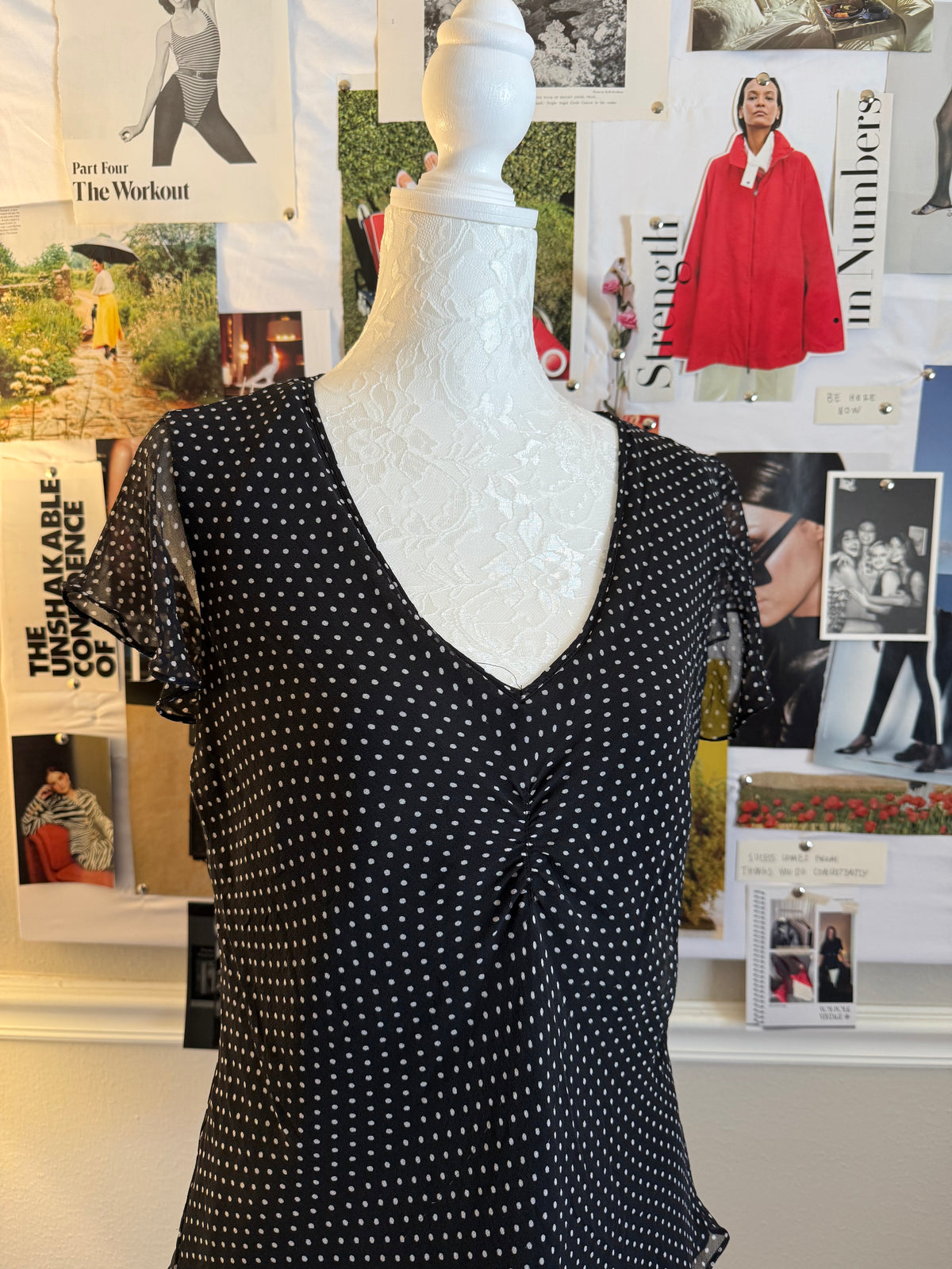 Charter Club Polka Dot Top
