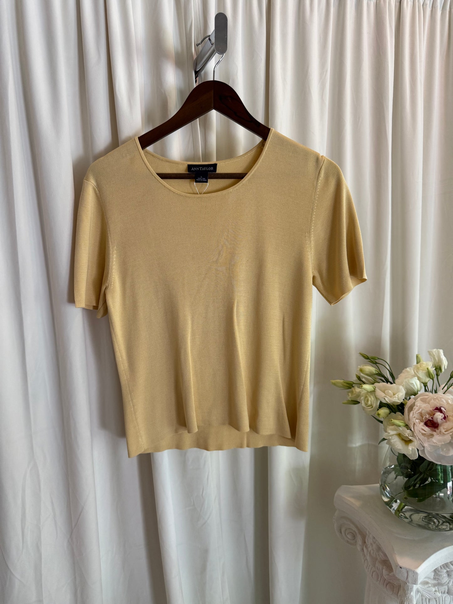 Ann Taylor Yellow Top