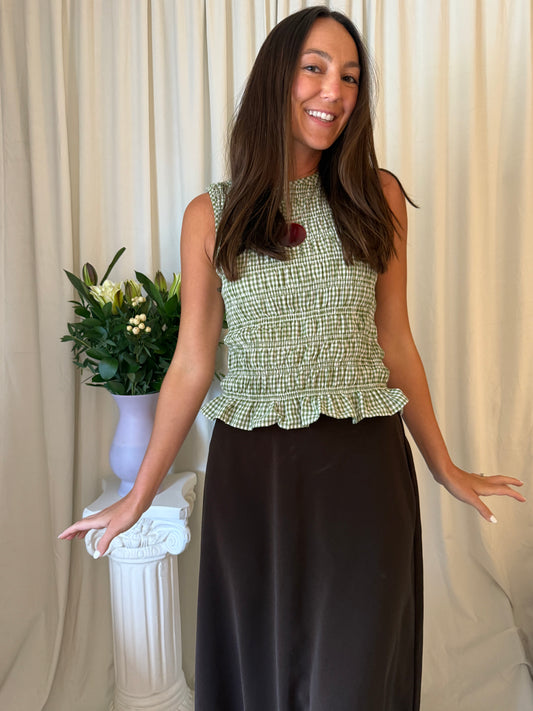 The Long Brown Skirt