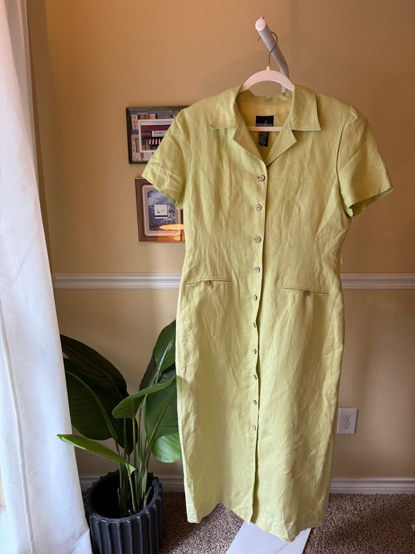 The Chartreuse Dress