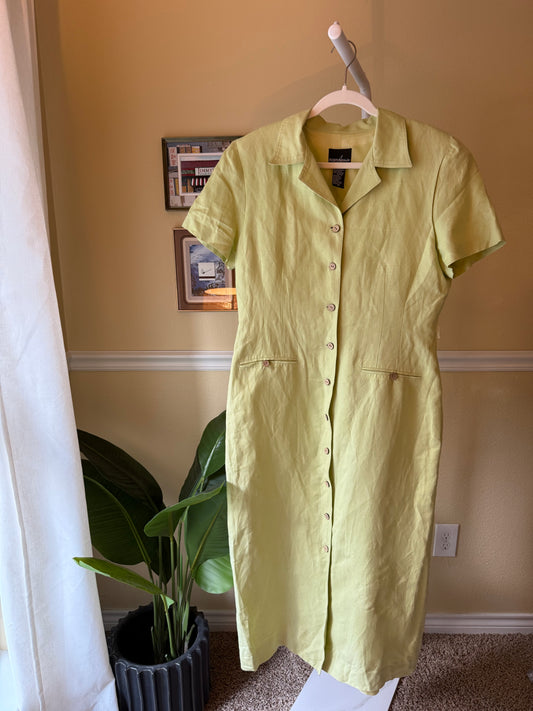 The Chartreuse Dress