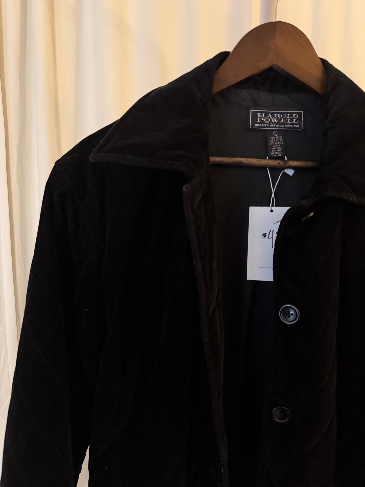 Harold Powell Velvet Jacket