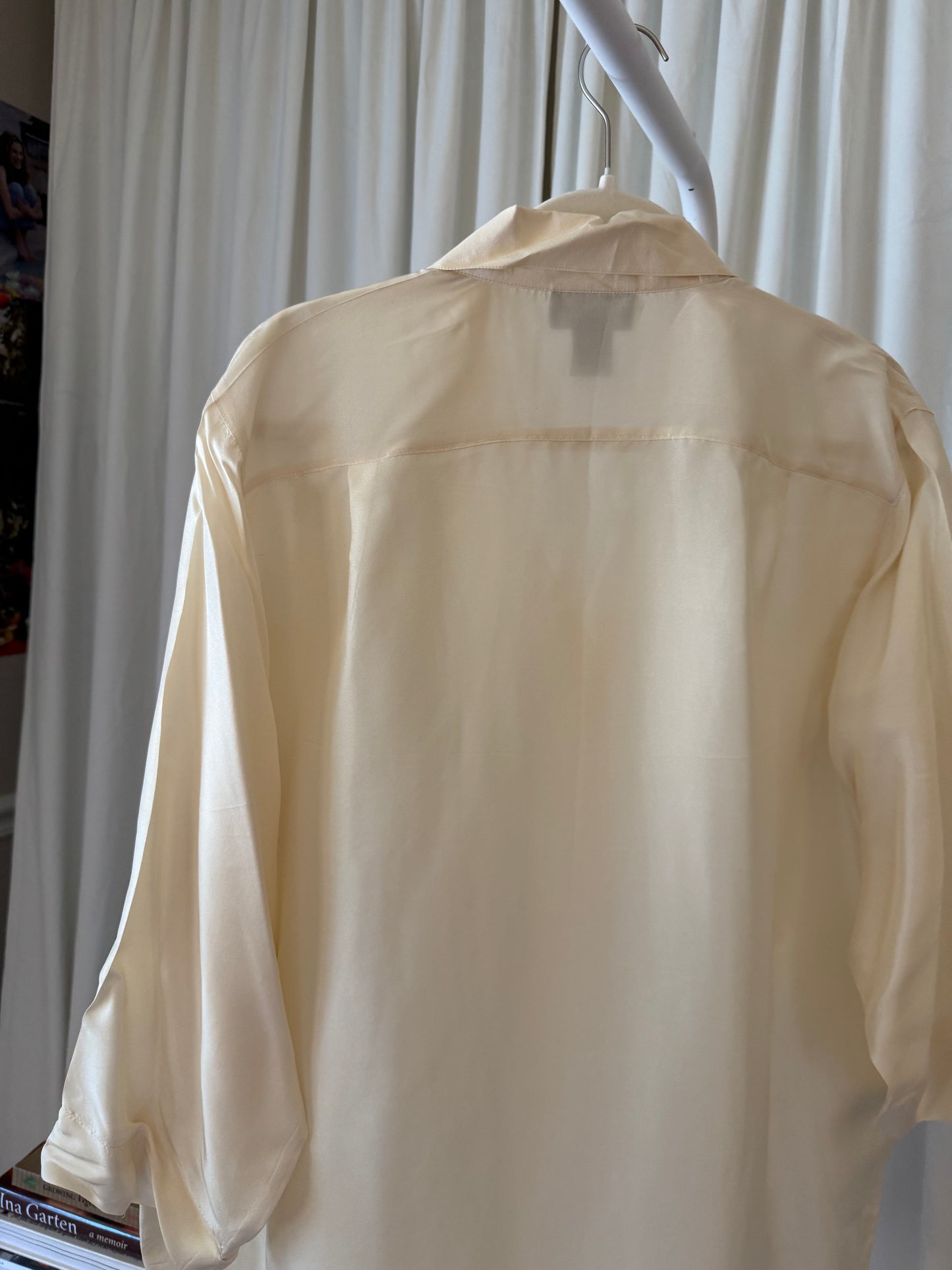 100% Silk Button Down