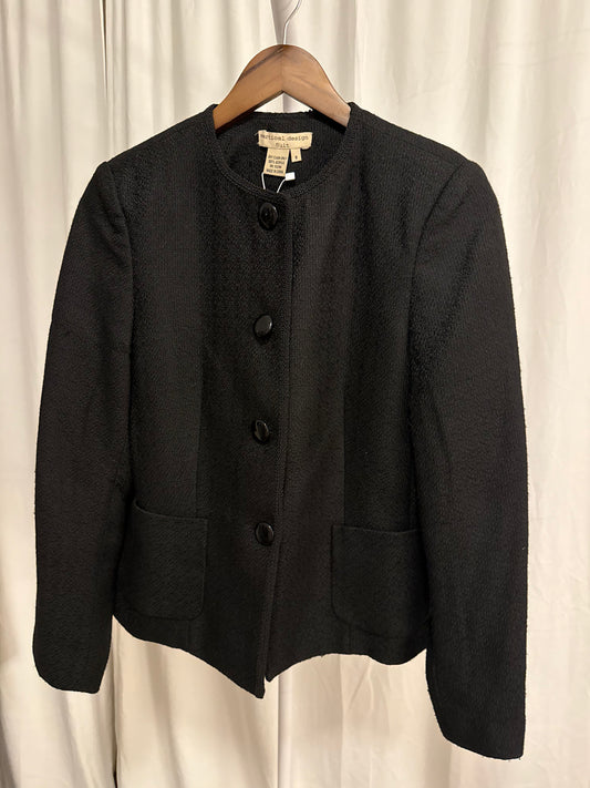 Vintage Black Blazer Top